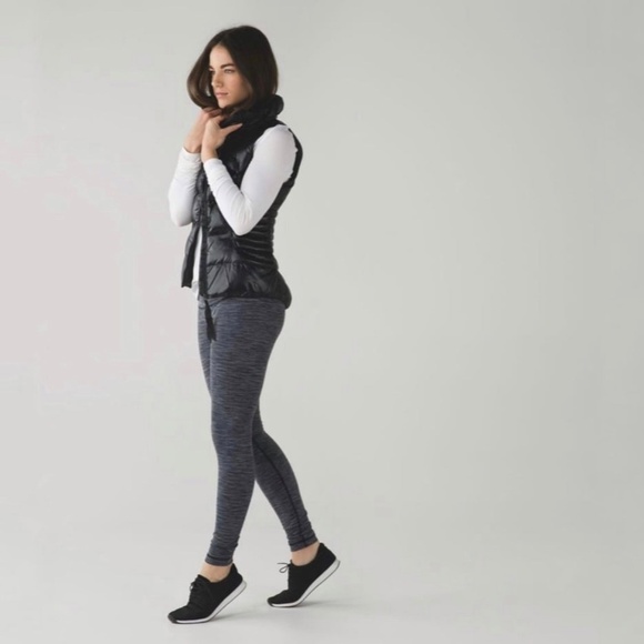 Lululemon Wunder Under Pant III Diamond Jacquard Space Dye Black Slate - Picture 3 of 10